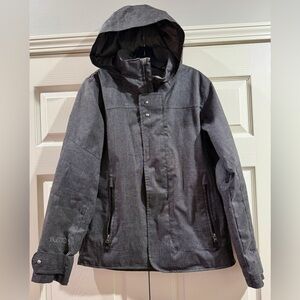 Burton DryRide Womens Snowboard Jacket Size Medium Grey